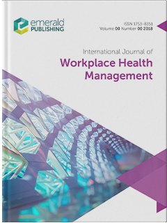 COver of the International Journal of Workplace Health Management